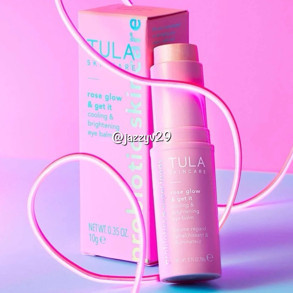 💗Tula Rose Glow & Get It Cooling & Brightening Eye Balm💗